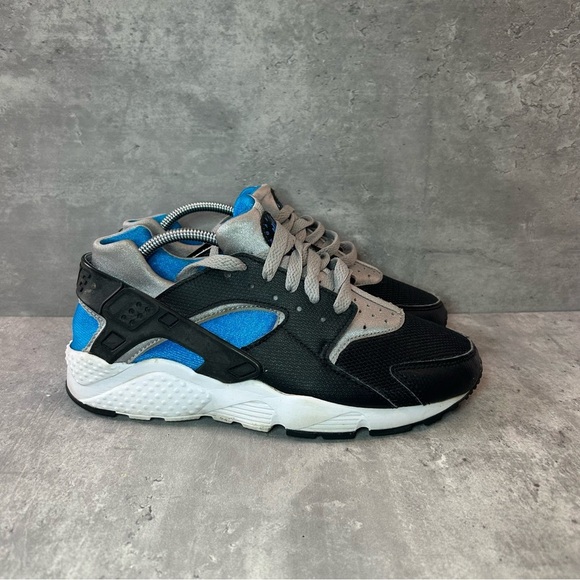 Nike Air Zoom Huarache Running Shoes 654275-013 Womens sz 8.5 - black/grey/blue - Picture 1 of 6
